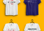 create simple minimalist typography t shirt design